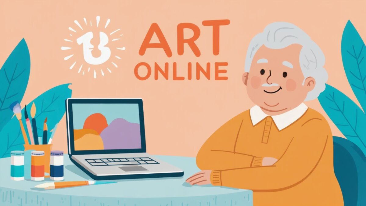 Senior-Friendly Online Art Classes to Join in 2025