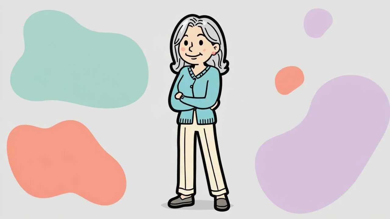 Inspiring infographic showing six interconnected advantages of starting over after 60 with icons and growth arrows in encouraging pastel palette