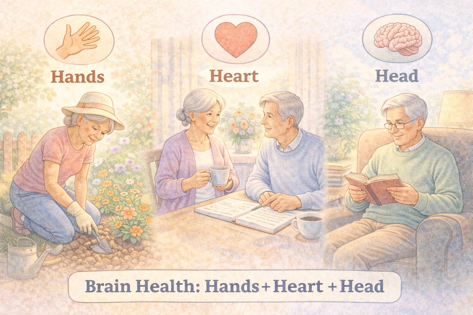 2026 Hobbies for Brain Health: The “Hands + Heart + Head” Rule (A Realistic Version for Adults 55+)Cindy’s Column × Senior AI Money “Brain health isn’t about doing more. It’s about doing the right mix.” After 55, many people start hearing the same advice: “Keep your brain active.” “Do puzzles.” “Learn a new language.” “Stay mentally sharp.” And yet, the reality feels different. You may think: “I don’t want another ‘self-improvement project.’” “I’m tired of hobbies that feel like homework.” “I start things… and then I lose interest.” This 2026 guide is not about becoming a genius. It’s about building a sustainable brain-friendly hobby mix that: supports memory improves mood protects social connection feels realistic doesn’t drain energy Let’s make this simple. WHY BRAIN HEALTH FEELS DIFFERENT AFTER 60 Brain health isn’t just memory. It includes: focus emotional regulation sleep quality resilience problem-solving social awareness After 60: Sleep changes. Stress recovery slows. Social circles shift. Physical energy fluctuates. The brain thrives not from intensity—but from variety + repetition + meaning. That’s where the rule comes in. THE 2026 RULE: HANDS + HEART + HEAD One brain-healthy week includes all three: • Hands → physical or tactile engagement • Heart → emotional or social connection • Head → cognitive stimulation If one is missing, the system feels incomplete. You don’t need daily intensity. You need balanced input. PART 1: HANDS (MOVE OR MAKE SOMETHING) Hands activities stimulate: motor coordination circulation sensory processing brain-body integration Examples: light gardening knitting or sewing simple home repairs watercolor painting baking from a new recipe light strength training walking in a new area Table 1: Hands Activity Intensity Levels Energy Level Suggested Activities Low Energy Stretching, folding laundry mindfully, watering plants Moderate Gardening, cooking, light strength exercises Higher Longer walks, beginner dance class, DIY projects Key principle: It doesn’t need to be impressive. It needs to be consistent. PART 2: HEART (EMOTIONAL CONNECTION) Loneliness impacts brain health as much as inactivity. Heart activities include: meeting a friend for tea calling someone regularly volunteering attending small group events church or community groups hobby clubs It’s not about large crowds. It’s about: Predictable, warm contact. Table 2: Heart Frequency Guide Comfort Level Suggested Rhythm Introverted 1 meaningful connection per week Balanced 2–3 small interactions weekly Highly social Multiple touchpoints but with rest days Quality matters more than quantity. PART 3: HEAD (GENTLE COGNITIVE STIMULATION) This is where people overdo it. Brain stimulation doesn’t mean: 4-hour puzzle marathons overwhelming online courses constant news consumption It means: reading 10–20 minutes daily learning one small new skill per season language apps 5 minutes at a time strategy games in moderation memory games occasionally Avoid mental overload. Your brain improves through moderate challenge + recovery. THE MISTAKE MOST PEOPLE MAKE They focus only on Head. Puzzles. News. Courses. But without Hands and Heart: mood declines stress rises sleep worsens Brain health is a 3-part system. Remove one leg of a stool—it wobbles. REAL-LIFE EXAMPLES Example 1: Susan, 72 Before: Crossword puzzles daily, rarely left home. After: Added weekly walking group + watercolor class. Result: “I feel more alive, not just occupied.” Example 2: George, 67 Before: Heavy news consumption and online debates. After: Reduced news to 20 minutes/day. Started woodworking twice a week. Result: “My sleep improved more than I expected.” Example 3: Anita, 75 Before: Volunteered constantly, little rest. After: Reduced to once weekly. Added short reading routine at night. Result: “Balanced feels better than busy.” PRINTABLE: 2026 Brain Health Weekly Tracker Hands: [ ] Physical or tactile activity 3x this week [ ] At least 20 minutes each session Heart: [ ] One meaningful connection [ ] One spontaneous conversation Head: [ ] Reading or learning 4x this week [ ] Limited overstimulating media Balance: [ ] At least one full rest day [ ] Sleep prioritized If all three are present, you’re doing enough. WHY THIS MATTERS FINANCIALLY TOO Brain health protects: decision-making scam resistance emotional spending retirement planning clarity Cognitive fatigue increases: impulsive purchases financial anxiety poor judgment Balanced hobbies protect your money indirectly. WHAT TO AVOID IN 2026 Signing up for 5 classes at once Overbooking social calendars Obsessive news consumption Feeling guilty for resting Treating hobbies like performance Calm consistency beats intense bursts. A SIMPLE START PLAN (THIS WEEK) Choose: 1 Hands activity 1 Heart connection 1 Head challenge Put them on your calendar. That’s it. No reinvention required. DISCLAIMER This article is for general educational purposes only and does not provide medical advice. Brain health, cognitive changes, and neurological conditions vary by individual. Consult a qualified healthcare professional if you have concerns about memory, cognitive decline, or neurological symptoms.